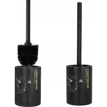 WC štětka Černá mramorová WC štětka se sadou na čištění toalety