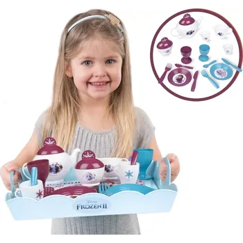 Dětské zboží Smoby servírovací tác Frozen 2 Disney XL Tea Time se 17 doplňky