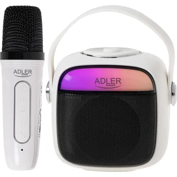 Karaoke Bezdrátový reproduktor Adler, s mikrofonem, pro karaoke, Bluetooth, AD 1199 W