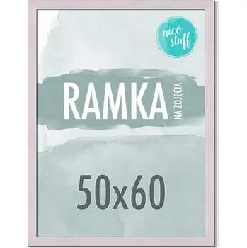 Obraz RÁMEČEK NA FOTKY 50x60 RÁMEČKY NA FOTKY FOTOGRAFIE 60x50 MDF PUDROVĚ FIALOVÁ