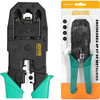 Krimpovací kleště Profesionální krimpovací nástroj HY200, konektory 4p, 6p, 8p