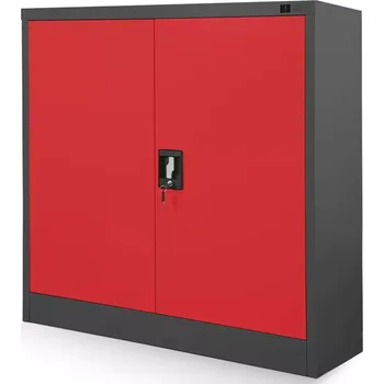 Kancelářská sestava Kancelářská skříň Beata kov antracit/červené