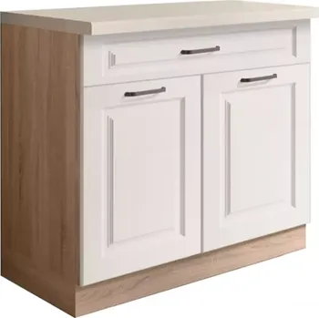 Kuchyňská skříňka Smart 7D sonoma/bílá mat