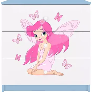 Dětský pokoj Dětská komoda Babydreams modrá - Víla 1