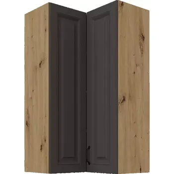 Kuchyňská skříňka Stilo grafit matná/artisan 60x60 GN-108 2F (90°)