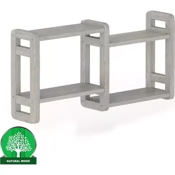 Obývací stěna Polička borovice PK104-100x44x19 grey