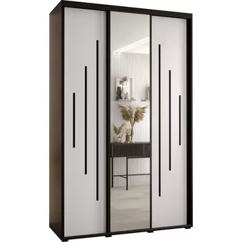 Předsíňová stěna Skříň 45 Canaris 13 150 černá/bílá/černá