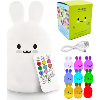 Lampička Noční lampa Nite Pets bílá