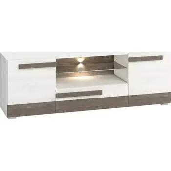 Obývací stěna TV Stolek Blanco 165 cm, borovice sněžná / new grey
