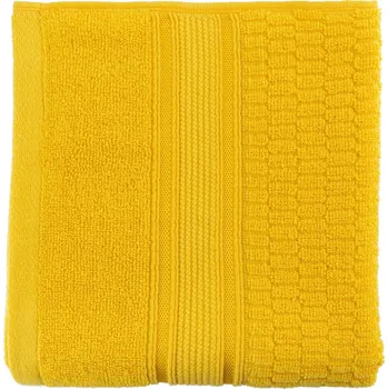 Koupelnová osuška z bavlny MISS LUCY TURTLE YELLOW 70 x 140 cm