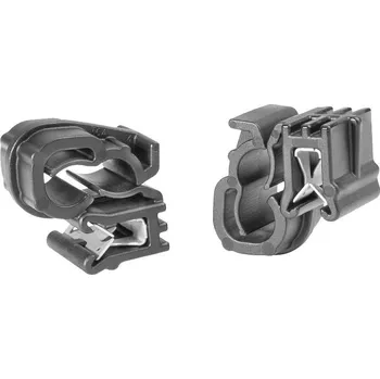 Stahovací páska HellermannTyton EC1-3SPDHC6-7-PA66HSUV-BK upevňovací spona zástrčný 151-04010 černá 1 ks