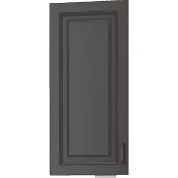 Kuchyňská Skříňka STILO GRAFIT/BÍLÝ 60X60 GN-90 1F (45°)