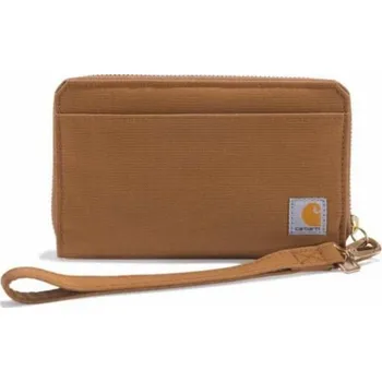 Carhartt Nylon Duck LayFlat Clutch Brown peněženka