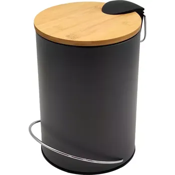 Odpadkový koš Odpadkový koš nášlapný víko bambus 12L ftc2345b-12l