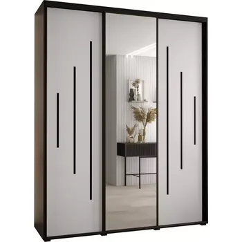 Předsíňová stěna Skříň 45 Canaris 13 200 černá/bílá/černá