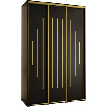 Předsíňová stěna Skříň 45 Canaris 12 160 černá/gold