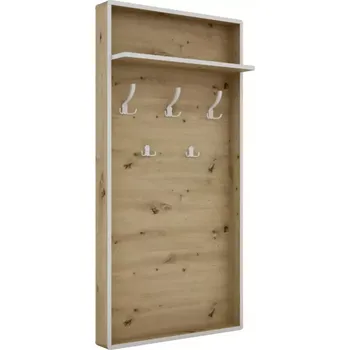 Věšák Capannoli dub artisan/bílá