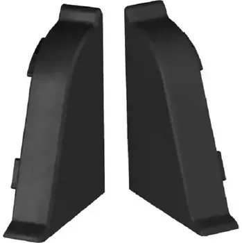 Kuchyňská pracovní deska Koncovka pravá pro lištu k pracovní desce BL44 černý lesk 056P