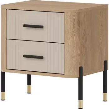 Ložnicová sestava Noční stolek Dante Dt21 dub cremona/kašmír