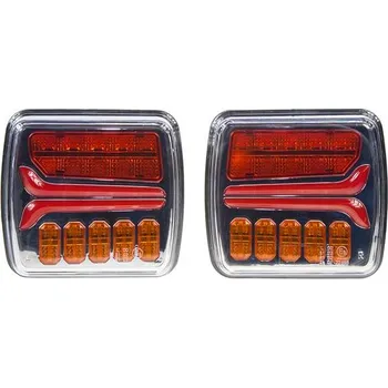 Přívěs k motorovému vozidlu Dynamické blinkry LED CARCLEVER zadní 2 světla trl21led