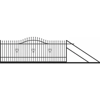 Plot BRÁNA POSUVNA TOPAZ - PRAVÁ 130-150 X 400 CM