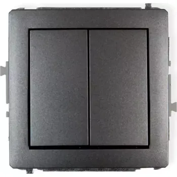 vypínač Vypínač dvojitý d dwp-2 grafit