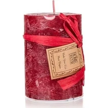 Svíčka svíčka válec RED 68/95 mm