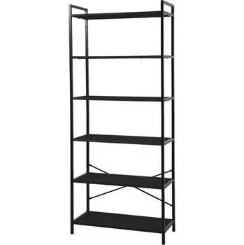 Kancelářská sestava Regál Modesto 31365A-6(W80) černý 6T