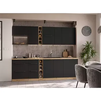 Kuchyňská linka Kuchyňská linka Aria BL/AR 255 cm bez kuchyňské desky