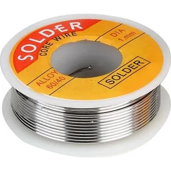 Páječka Cín 1.5mm 50g 99,3procentSn 0,7procentCu plus tavidlo 2procent