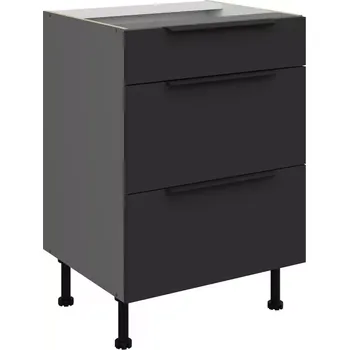 Kuchyňská skříňka Aria BL/ANT Anti Fingerprint 60d 3s Bb