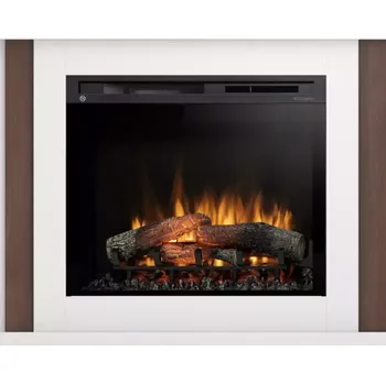 Elektrický krb Paria 28 bílá/dub tmavý