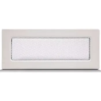 Větrací mřížka Krbová mřížka bílý bez žaluzie 10,5x25 4F11250W