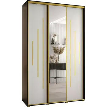 Předsíňová stěna Skříň 45 Canaris 13 170 černá/bílá/gold