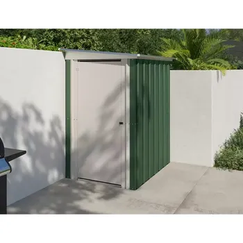 Zahradní domek PLECHOVÝ ZAHRADNÍ DOMEK 158X120CM ZELENÝ, J-54GPE