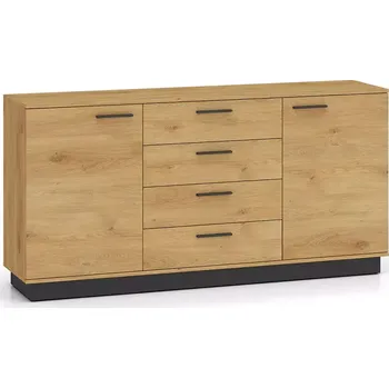 Kancelářská sestava Komoda Modesto 04 dub/černý