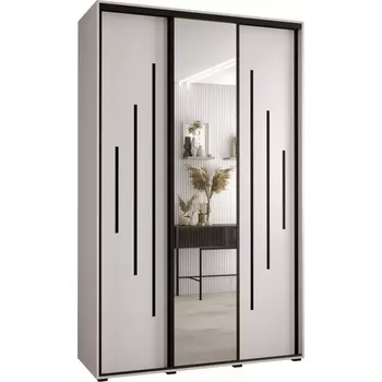 Předsíňová stěna Skříň 45 Canaris 13 180 bílá/černá