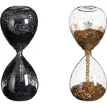 Přesýpací hodiny černé/zlaté mix - v16xh7cm 1143280