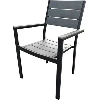 Zahradní sestava Hliníková židle šedá