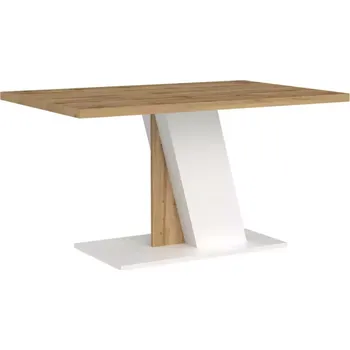 Jídelní set Stůl Bristol 138x90 Dub Wotan/Bílý