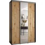 Skříň 45 Canaris 13 170 černá/artisan/silver