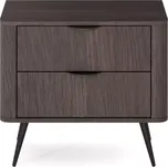 Noční stolek Veris G dub dunin/černá