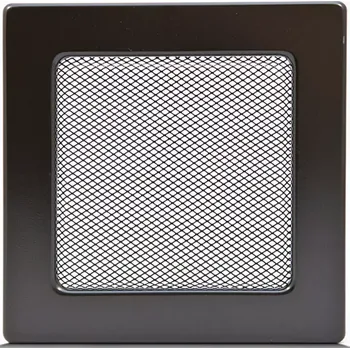 Větrací mřížka Krbová mřížka černý bez žaluzie 17x17 4F1717OD