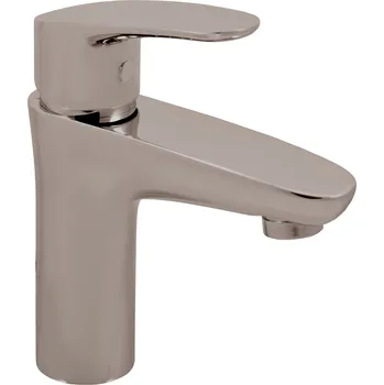 Vodovodní baterie AMUR - Umyvadlová baterie bez výpusti, Metal Grey - lesklá AM726.0MGL, RAV Slezák Barva: METAL GREY - lesklá, Rozměr: 3,8"