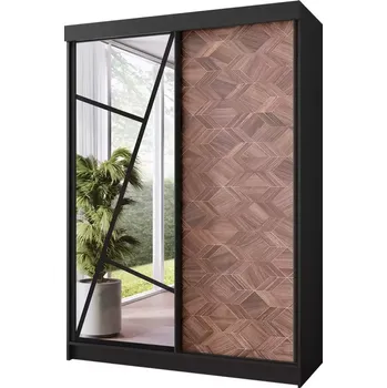 Kancelářská sestava Skříň Vena 167 černá + art deco