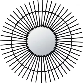 Koupelnový nábytek ZRCADLO ZÁVĚSNÉ BIRMA PR.70CM. ČERNÉ