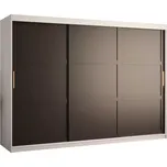 Skříň Amiro 1 250 bílý/černý