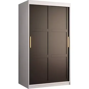 Předsíňová stěna Skříň Amiro 1 100 bílý/černý