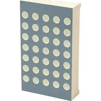 LED panel Kingbright TC12-11EWA 7segmentový displej červená (d x š x v) 22.9 x 8 x 39 mm