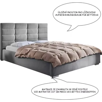 Sedací souprava Postel Paris Fresh 32 160/200 s matrací